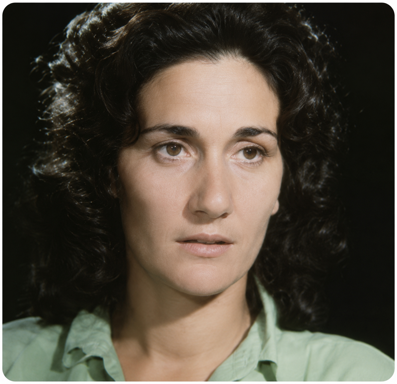 Imagen documental de Conchita González relacionada con Garabandal