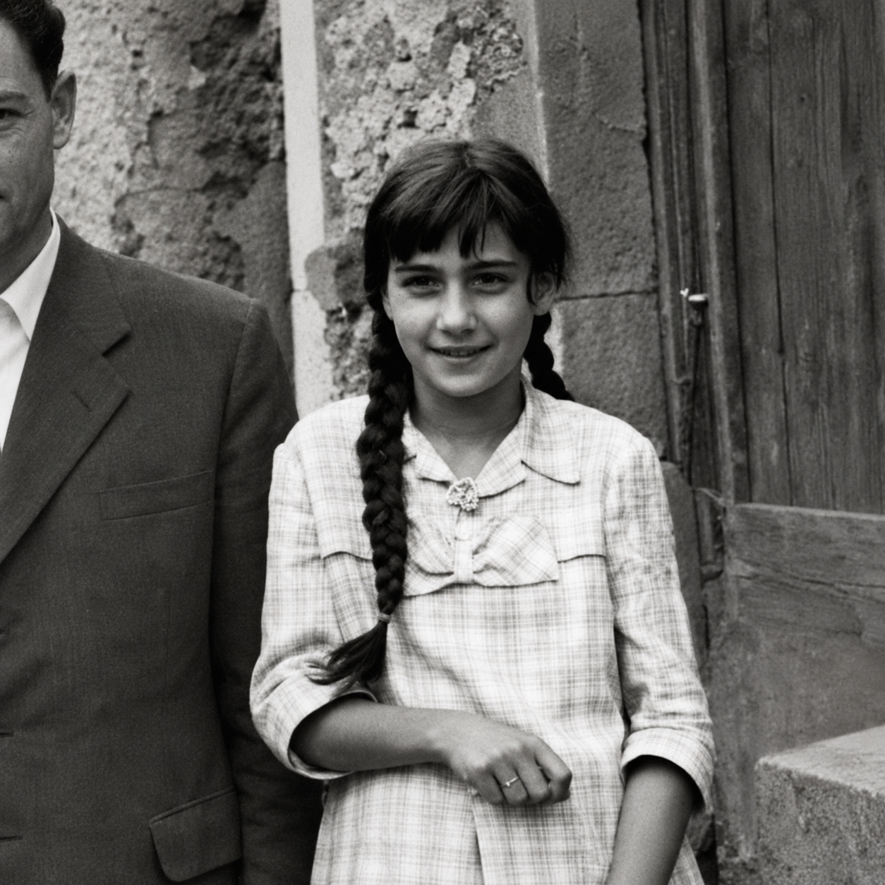 Imagen documental de Conchita González relacionada con Garabandal