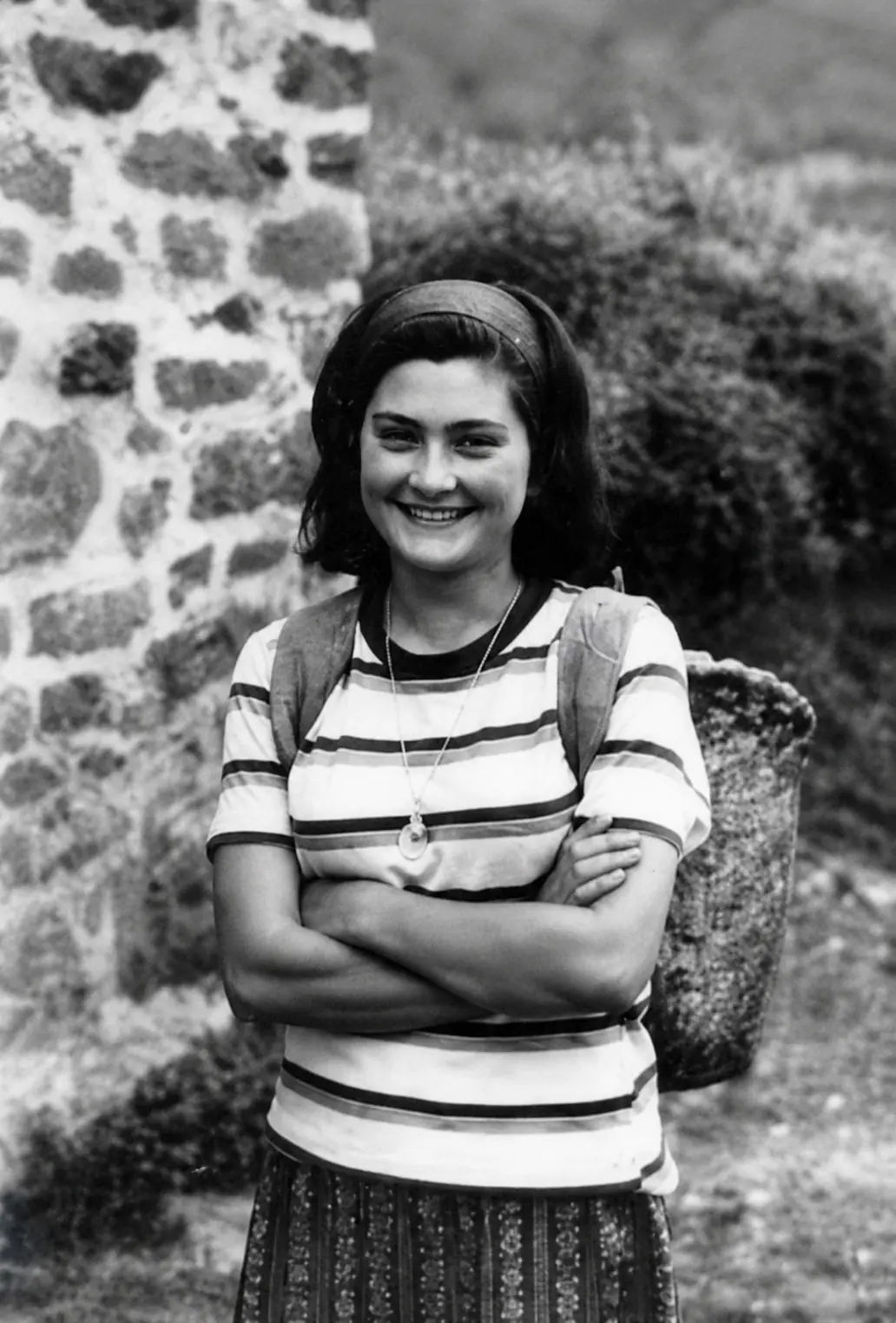 Jacinta González durante los acontecimientos de Garabandal
