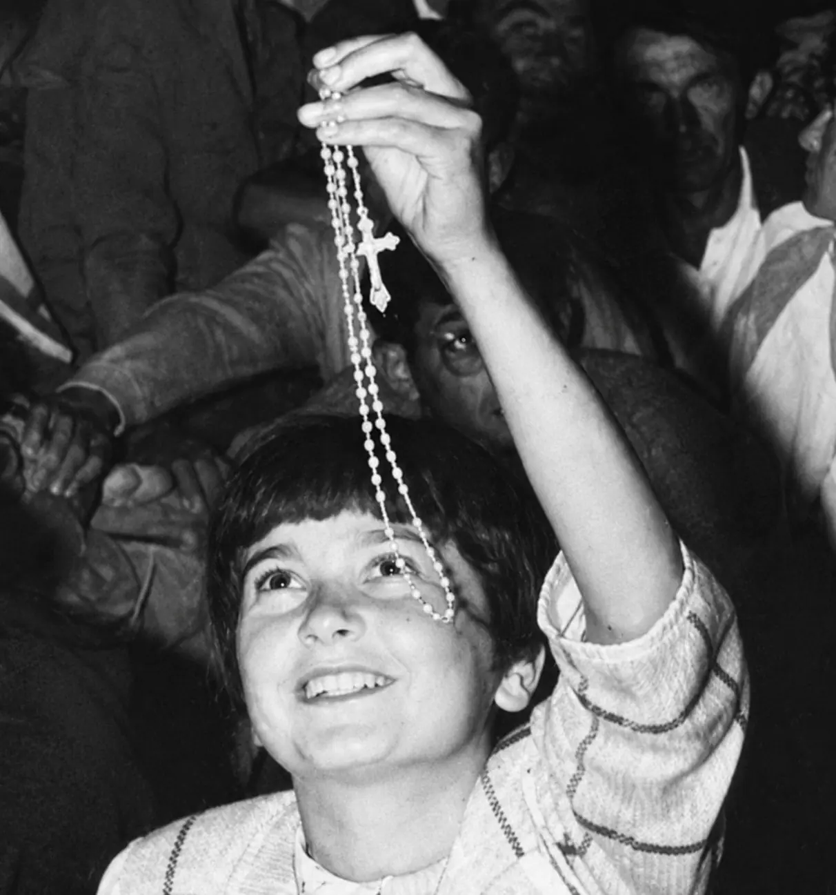 Imagen restaurada o recreada digitalmente de Jacinta González en su juventud