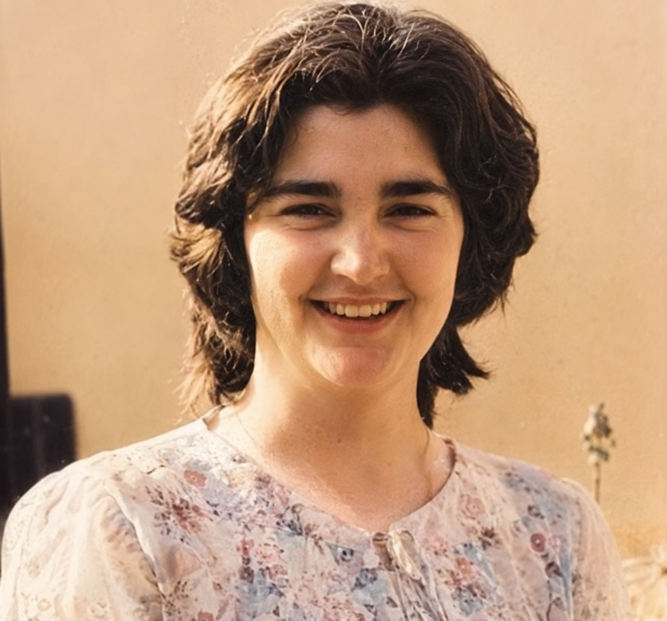 Jacinta González durante su juventud