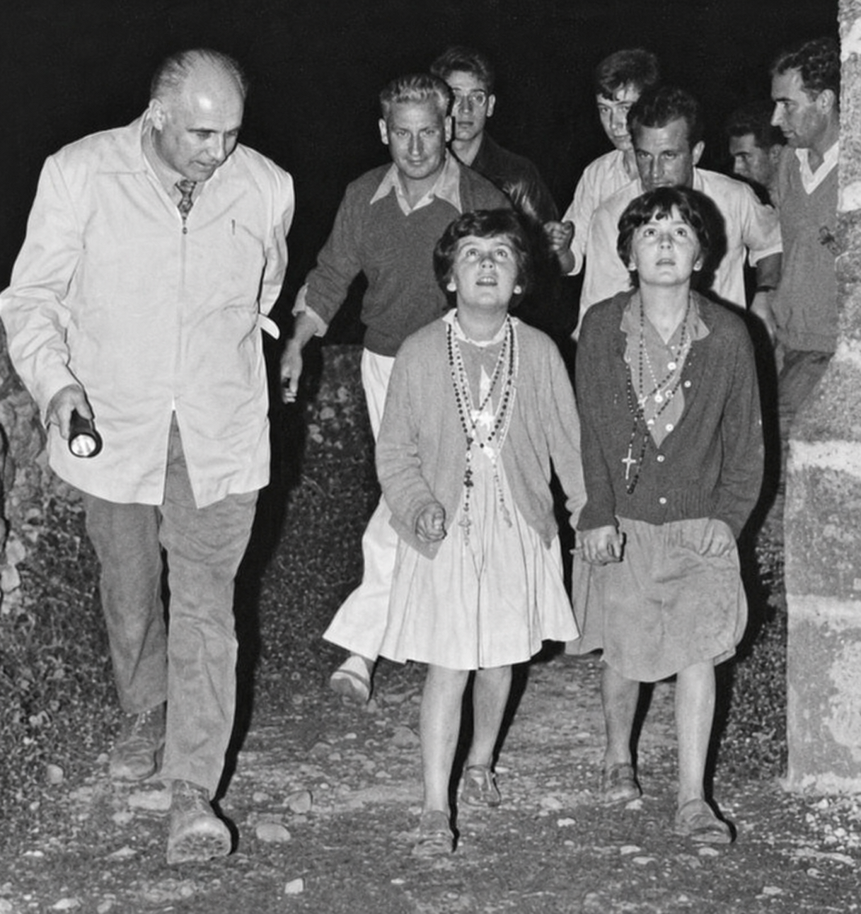 Imagen documental de Mari Loli Mazón relacionada con Garabandal