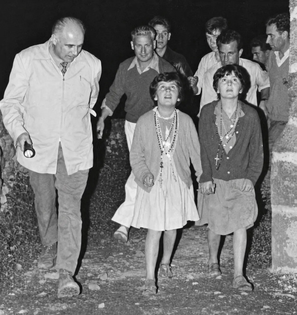 Imagen restaurada o recreada digitalmente de Mari Loli Mazón relacionada con Garabandal