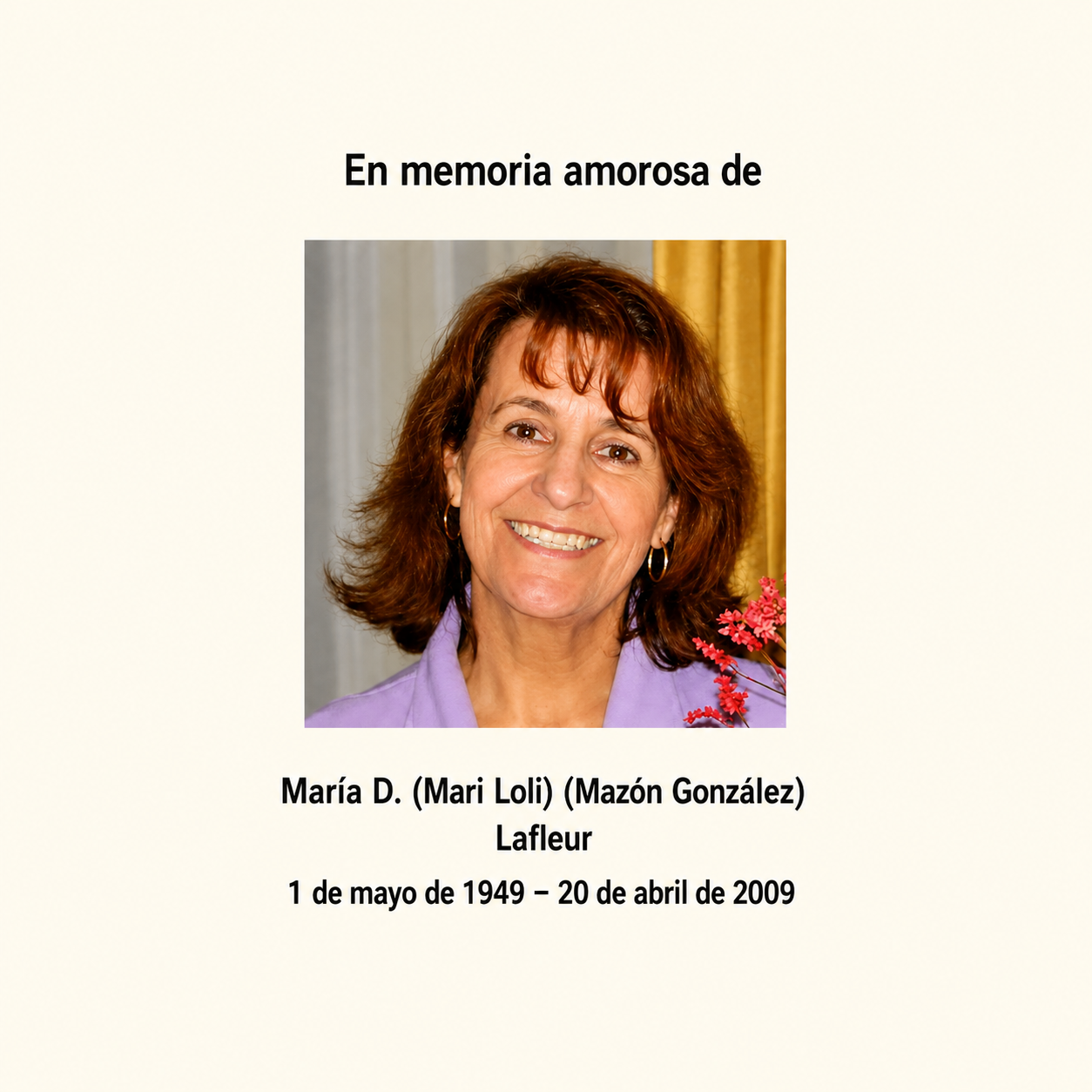 Imagen documental de Mari Loli Mazón relacionada con Garabandal
