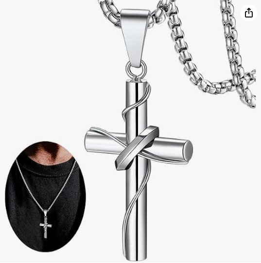 Collar cruz FaithHeart